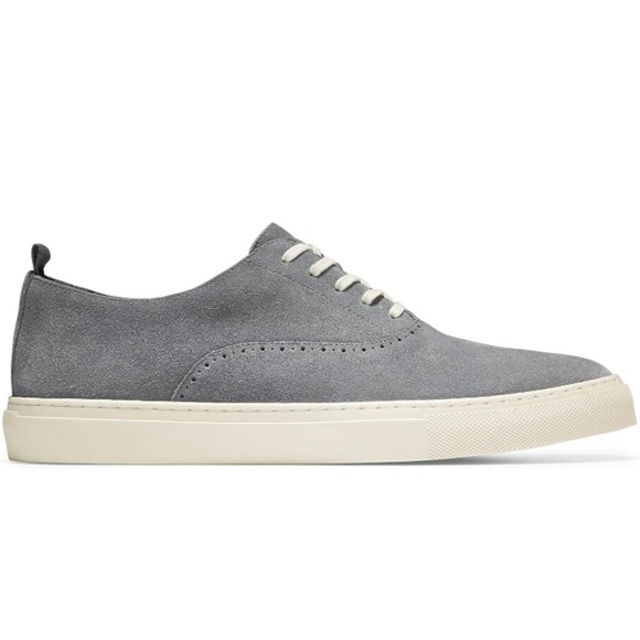 Cole Haan Winslow Plain Toe Sneaker, Grey Suede, Size 9.5 MSRP $160 main image 5